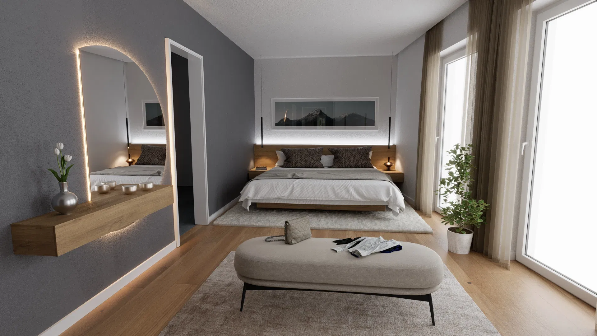 Wohnung 8 – Elternschlafzimmer