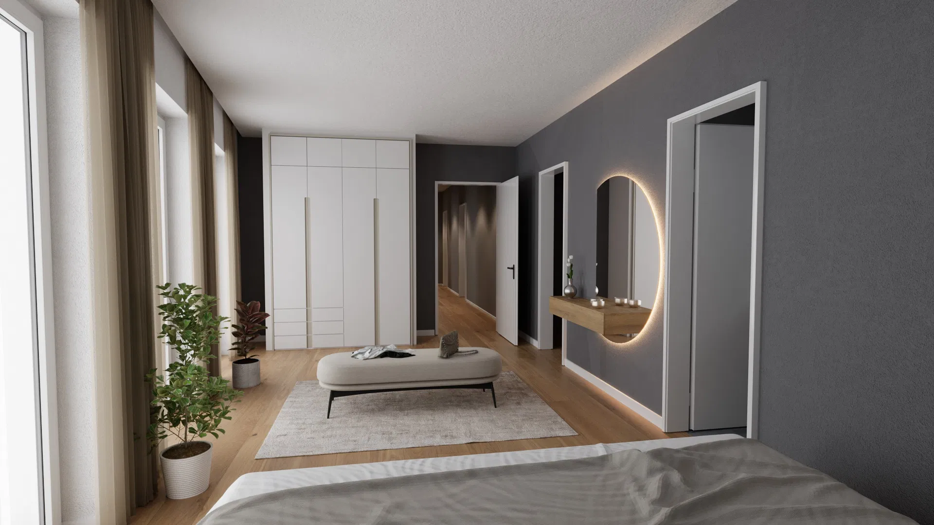 Wohnung 8 – Elternschlafzimmer