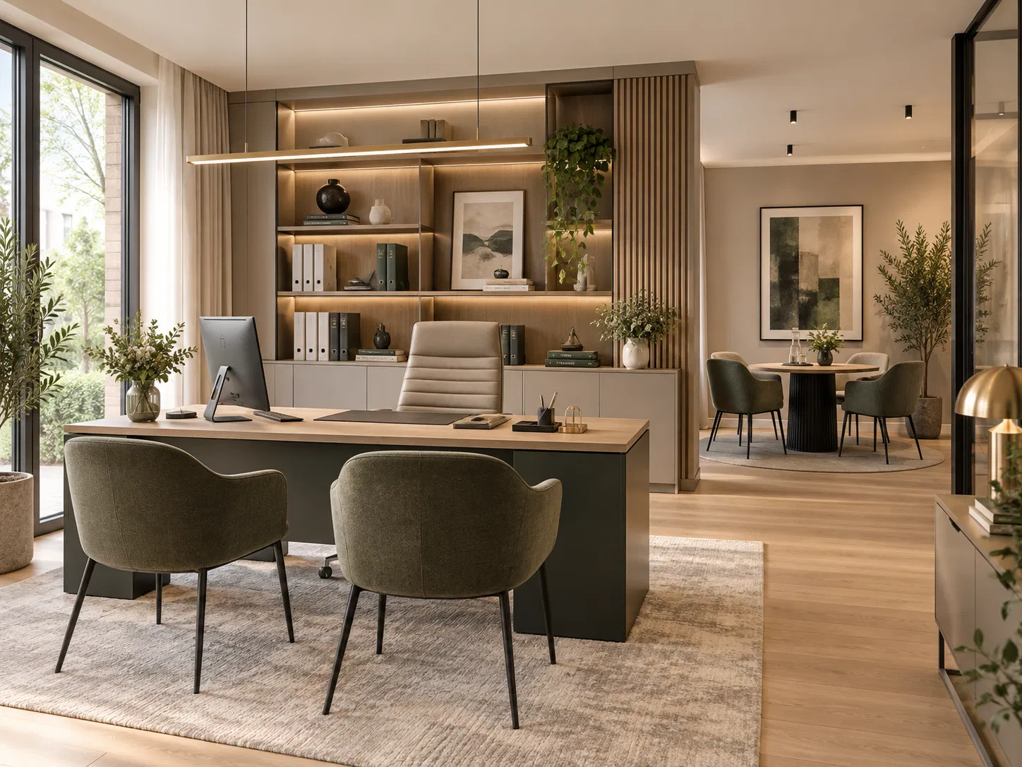 Gewerbe 1 – moderner Büro- und Beratungsraum