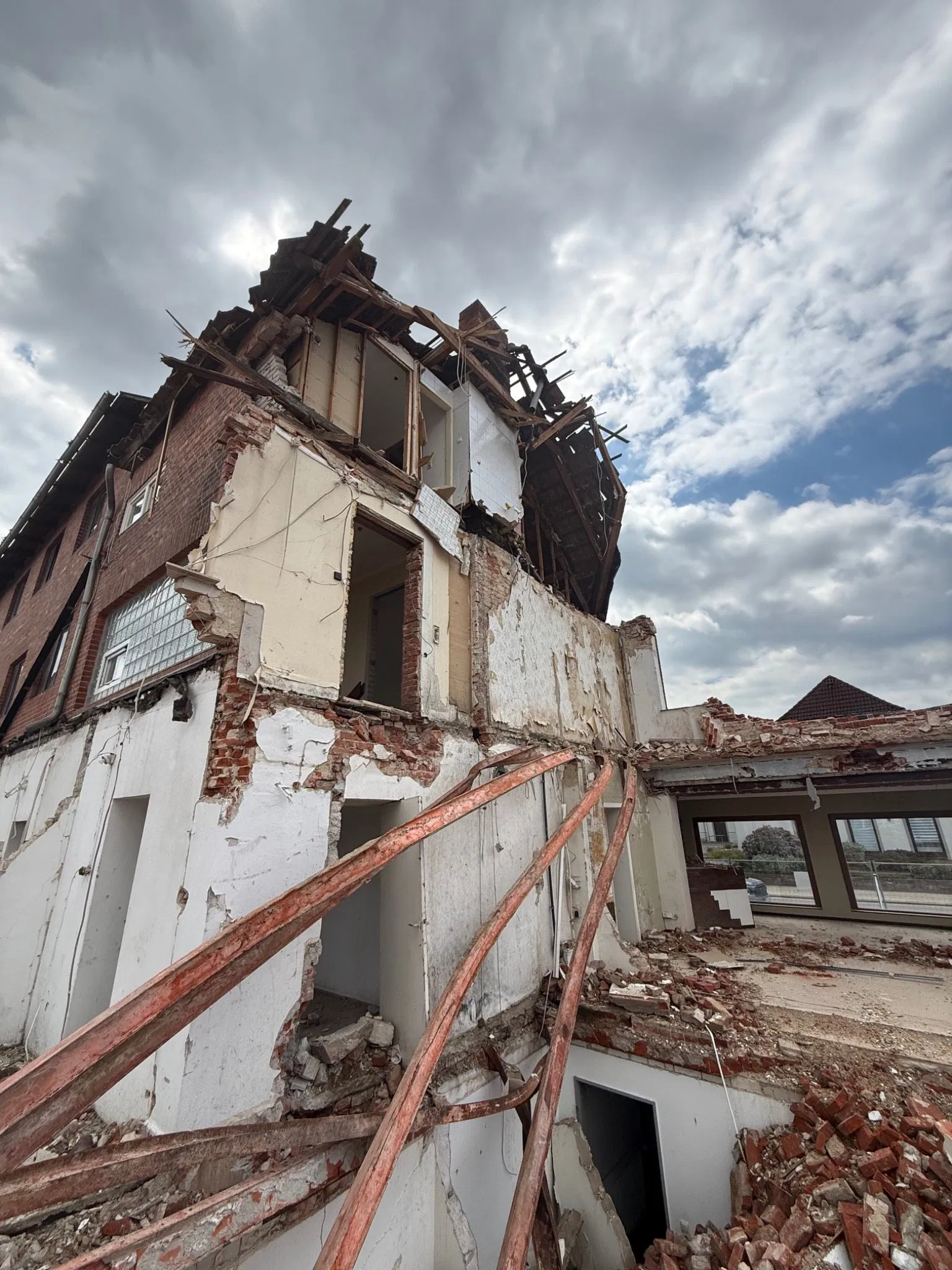 Rückbau des historischen Gebäudes im Frühjahr 2026